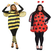 Halloween Bee & Ladybug Cosplay Costume for Adults & Kids – Festive Party Outfit - Coscosmos